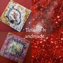 Zestaw 2 zimowych obrazków decoupage 10x10 cm - prezent pod choinkę i Mikołajki