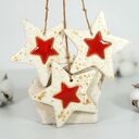 Gwiazdki choinkowe - ceramiczne ozdoby