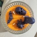 Boo! Dwuwarstwowa świeca sojowa handmade na Halloween