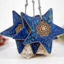 Gwiazdki niebo - ceramiczne ozdoby choinkowe