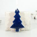Ceramiczne choinki - komplet 3 ozdób choinkowych, ręcznie robione i szkliwione