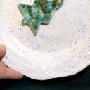 Ceramiczny talerz choinka - dekoracja świąteczna
