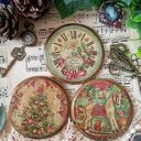 Świąteczne podkładki decoupage