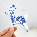 Duży ceramiczny renifer świąteczny - modern