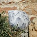 Ceramiczny ptaszek - ręcznie malowana dekoracja świąteczna w bieli i niebieskim