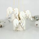 Ceramiczne skrzydła anioła - ozdoby świąteczne