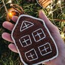 Zestaw szydełkowych pierniczków na choinkę - 6 zawieszek handmade