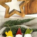 Zestaw kolorowych zawieszek ceramicznych - 3 skrzaty