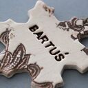 Gwiazdka z imieniem - zawieszka ceramiczna