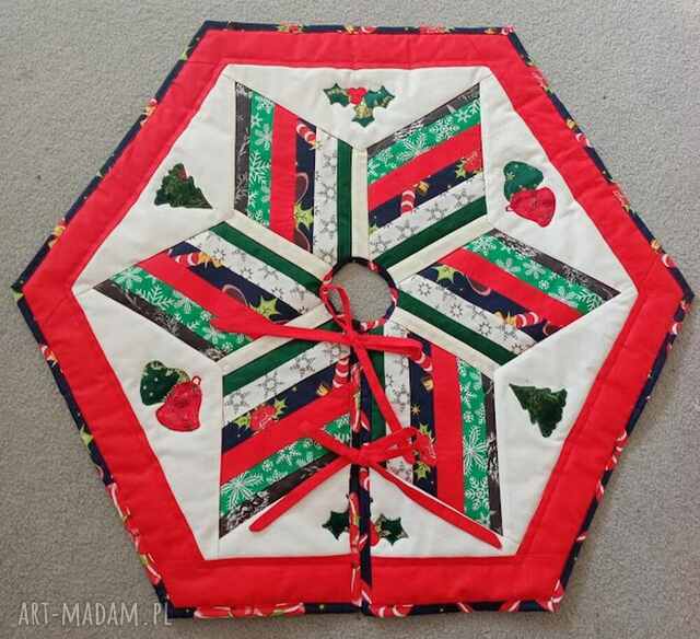 Dywanik, podkład, spódnica pod choinkę, pokrowiec na stojak