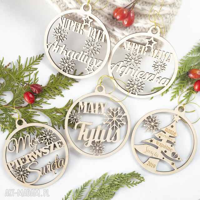 Zestaw bombek - pierwsze święta