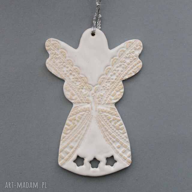 ANIOŁ-zawieszka ceramiczna