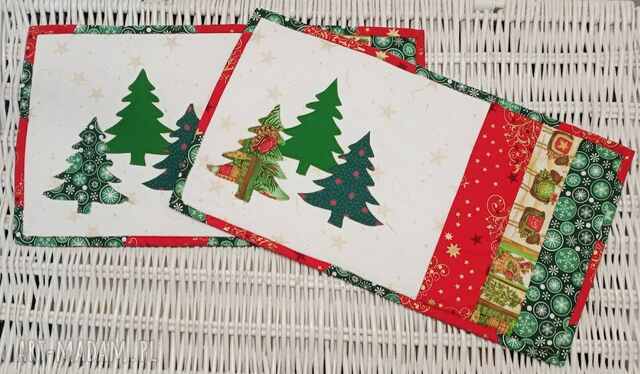 Świąteczne podkładki na stół