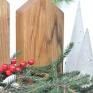 pomysł na świąteczny upominek Domki skandynawskie - dębowe - średni - stół dekoracje
