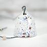 prezent na święta ceramiczny dzwonek - modern białe dzwonki dekoracje skandynawskie