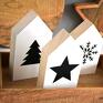 pomysł na świąteczne prezenty domek 3 x domki drewniane gwiazda