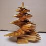 święta prezenty drewniana, dekoracja świąteczna drewno choinka