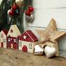pomysł na upominki zestaw domków dekoracje świąteczne drewniane dodatki do domu