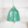pomysł na prezent pod choinkę ozdoby świąteczne 3 choinkowa - turkus dekoracje ceramiczne dzwonki