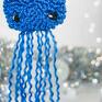 na święta upominki na choinkę meduza diana niebieska - ozdoba dekoracje świąteczne