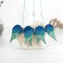 pomysł na prezent pod choinkę skrzydła anioła ceramiczne dekoracje świąteczne boho ozdoby choinkowe