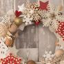 pomysł na upominek świąteczny Wianek Boże Narodzenie - święta dekoracje