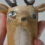 upominek świąteczny ceramiczna figurka jeleń