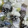 Julia Mazur pomysł na prezent na święta ozdoby choinkowe zawieszki na choinkę na drutach szyszka
