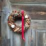 upominek święta bożenarodzenie wianek na drzwi dekoracje świąteczne