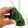 pomysły na święta prezenty Zestaw 3 ceramicznych dzwonków - ozdoby świąteczne dzwonki choinkowe
