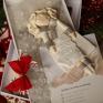 pomysł na świąteczny upominek anioł na szczęście zimowy spokoju i stabilizacji dekoracje aniołek na sznureczku