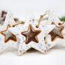 pomysły na święta prezenty 3 ceramiczne choinkowe - złoto - gwiazdki dekoracje świąteczne ozdoby