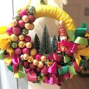 Wyjątkowy, bajeczny wieniec bożonarodzeniowy