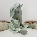 Słoń lalka kolekcjonerska z personalizacją