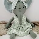 Słoń lalka kolekcjonerska z personalizacją