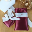 Dekoracyjny box prezentowy, serce i woreczek na kartę podarunkową, na prezent