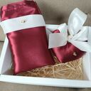 Dekoracyjny box prezentowy, serce i woreczek na kartę podarunkową, na prezent