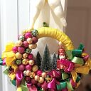 Wyjątkowy, bajeczny wieniec bożonarodzeniowy