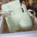 Dekoracyjny box prezentowy, gruszka i woreczek na kartę podarunkową, na prezent