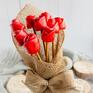 brązowe dekoracje urodzinowe bukiet przepiękny róż. Wyjątkowy