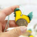 Kurki wielkanocne - ceramiczne ozdoby wiszące