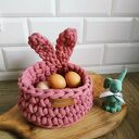 Koszyk zając z uszami