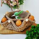 Koszyk wielkanocny z 6 przegródkami na jajka