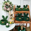Koszyczek Króliczek The Ester Bunny - wielkanocna dekoracja do domu i dla dzieci