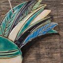 Kogut wiszący ceramiczny - rustykalna dekoracja wielkanocna
