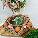 Koszyk wielkanocny z 6 przegródkami na jajka