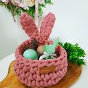 Koszyk zając z uszami