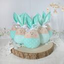 Króliczek jajo wielkanocne, dekoracja na wiosnę - ciemna mięta