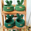 Koszyczek Króliczek The Ester Bunny - wielkanocna dekoracja do domu i dla dzieci