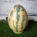 Kolorowa pisanka XL - ceramiczne jajo wielkanocne